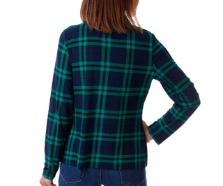 Thumbnail 2: Tommy Hilfiger Women's Long Sleeve Button Front Top 