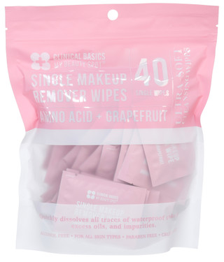 Thumbnail 1: My Beauty Spot 40 Ct Amino Acid + Grapefruit Makeup Remover Wipes 