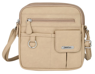 Thumbnail 1: MULTISAC Zip Around Multi Compartment 4-Way Convertible Crossbody 