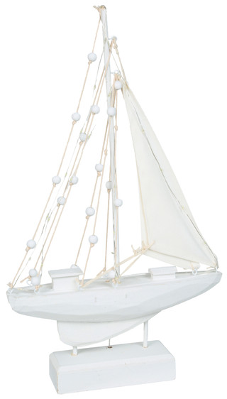 Thumbnail 2: Fancy That Gift & Decor 17 in LED Coastal Shell Sailboat Home Accent 