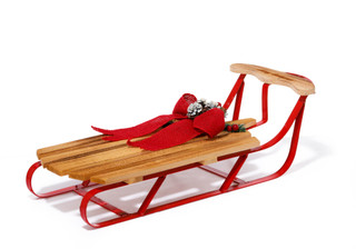 Thumbnail 1: Magical Season 21 in Christmas Wooden Sleigh Home Accent 