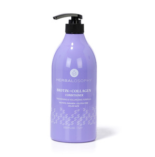 Thumbnail 1: HERBALOSOPHY 33.8 oz Biotin & Collagen Conditioner for Thickness & Volume 