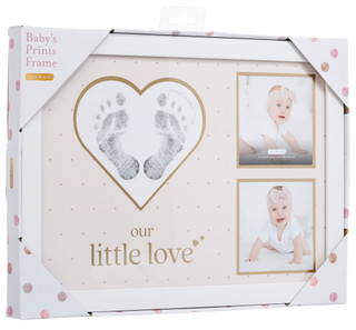 Thumbnail 2: KATE & MILO Our Little Love Baby's Prints Picture Frame 