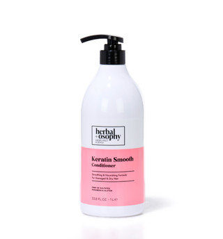 Thumbnail 1: HERBALOSOPHY 33.8 oz Keratin Smooth Conditioner For Damaged/Dry Hair 
