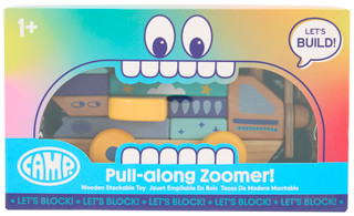 Thumbnail 1: CAMP. Pull-Along Zoomer Wooden Building Set  