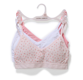 Thumbnail 1: Laura Ashley 3 Pk Big Girls Seamless Bras 