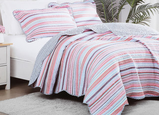 Thumbnail 4: SCOUT King Size 3 Pc Sol Surfer Quilt Set  