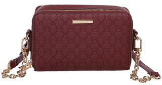 Thumbnail 1: ANNE KLEIN Logo Embossed Double Zip Camera Crossbody 