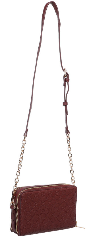 Thumbnail 2: ANNE KLEIN Logo Embossed Double Zip Camera Crossbody 