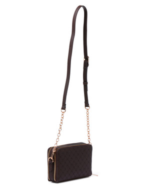 Thumbnail 2: ANNE KLEIN Logo Embossed Double Zip Camera Crossbody 