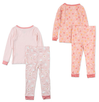 Thumbnail 2: Goodnight Llama Toddler Girls 4 Pc Halloween Pajama Pants Set 