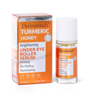 Thumbnail 1: Dermatouch 1.6 oz Turmeric Honey Brightening Under-Eye Roller Serum 