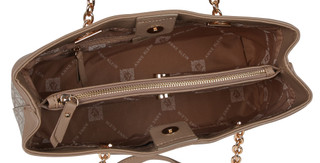 Thumbnail 2: ANNE KLEIN 3 Compartment Logo Shoulder Bag with Chain Handles 