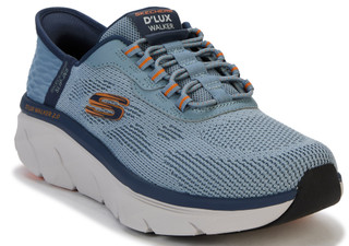 Thumbnail 1: Skechers Men's Slip-in D'Lux Walker 2.0 Athletic Sneaker 