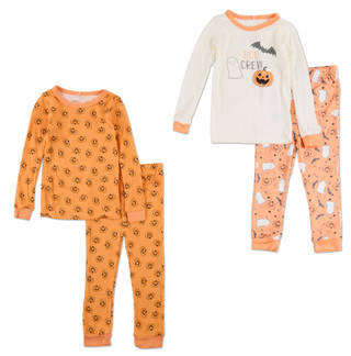 Thumbnail 1: Goodnight Llama Toddler Boys 4 Pc Halloween Boo Crew Pajama Pants Set 