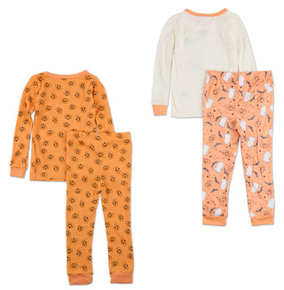Thumbnail 2: Goodnight Llama Toddler Boys 4 Pc Halloween Boo Crew Pajama Pants Set 