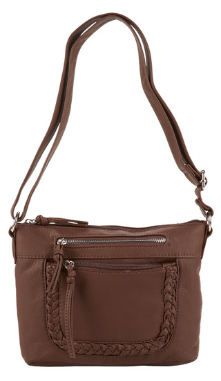 Thumbnail 1: Bueno Vintage Braided Satchel Crossbody Bag 