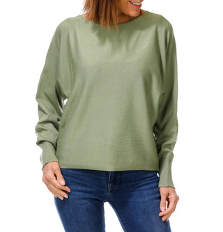 Thumbnail 1: Cyrus Women's Cropped Dolman Sleeve Sweater 