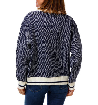 Thumbnail 2: Blu Pepper Women's Long Sleeve Sweater 