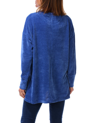 Thumbnail 2: Chenault Women's Plus Long Sleeve Textured Solid Top  