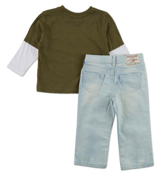 Thumbnail 2: True Religion Toddler Boys 2 Pc Pants Set  