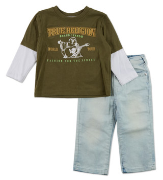 Thumbnail 1: True Religion Toddler Boys 2 Pc Pants Set  