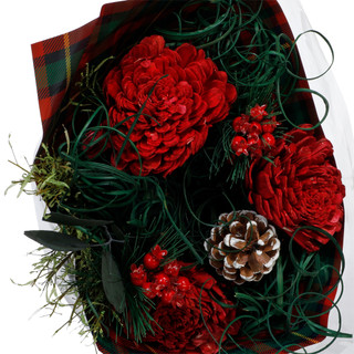 Thumbnail 2: Nature's Expressions Botanicals Handcrafted Luxury Christmas Bouquet  