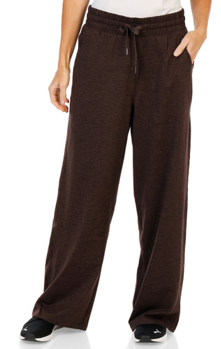 Thumbnail 1: Yogalicious Women's Cationic Jersey Wide Leg Lounge Pants 