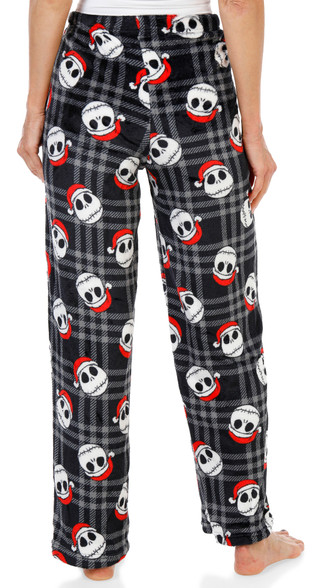 Thumbnail 2: Disney Women's Christmas Black Jack Skellington Pajama Pants 