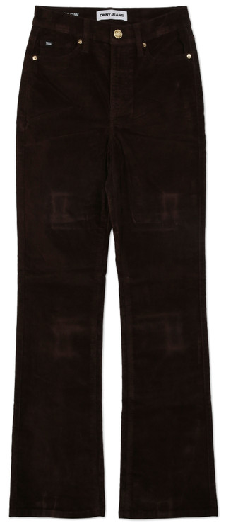 Thumbnail 1: DKNY Women's High Rise Bootcut Corduroy Pants 