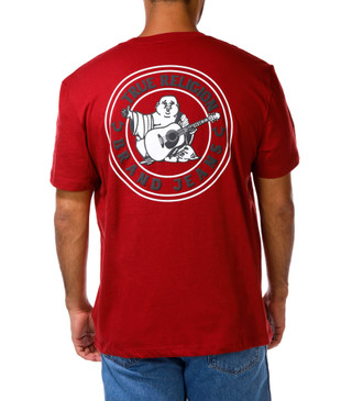 Thumbnail 2: True Religion Men's Buddha Graphic Crew Neck Tee 