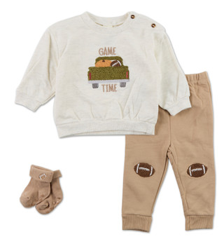 Thumbnail 1: Rugged Bear Baby Boys 3 Pc Pants Set  