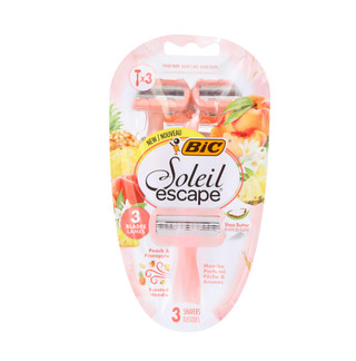 Thumbnail 1: BIC 3 Pk Soleil Escape 3-Blade Shavers 