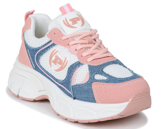 Thumbnail 1: Baby Phat Women's Denim Logo Dad Sneakers  