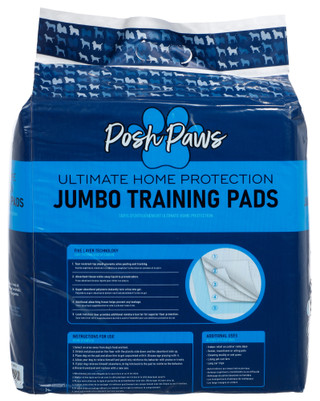 Thumbnail 3: Posh Paws 50 Pk Jumbo 5 Layer Pet Training Pads 