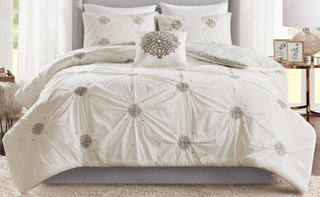 Thumbnail 3: Madison Park Madison Park Malia 4-pc. Duvet Cover Set 