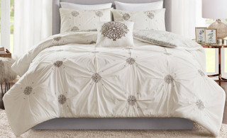 Thumbnail 4: Madison Park Madison Park Malia 4-pc. Duvet Cover Set 