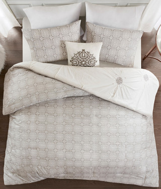 Thumbnail 12: Madison Park Madison Park Malia 4-pc. Duvet Cover Set 