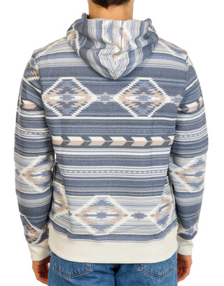 Thumbnail 2: FRYE Men's Aztec Print 2 Pocket Hooded Sweatshirt 