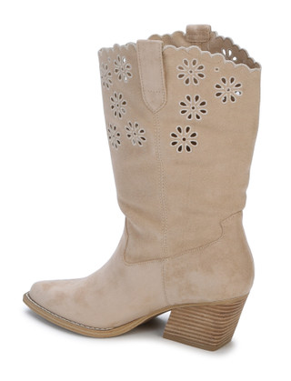 Thumbnail 3: Dolce Vita Women's Astarr Eyelet Shaft Mid Calf Boot 