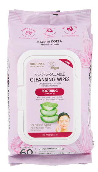 Thumbnail 1: Original Derma Beauty 2 Pk Soothing Cleansing Wipes 