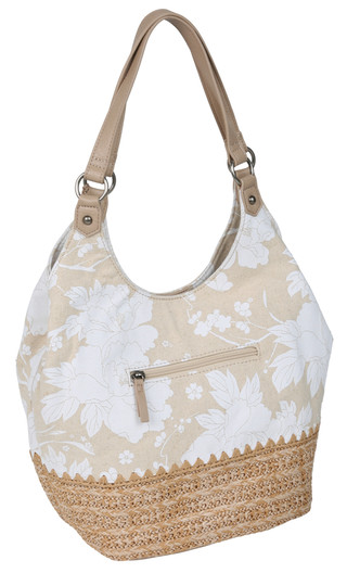 Thumbnail 3: Sakroots Roma Satchel with Woven Base Detail and Bag Charm 