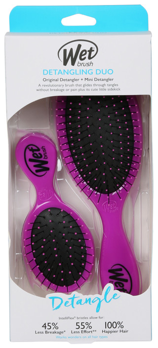 Thumbnail 1: Wet Brush 2 Pc Detangling Brush Duo Set 