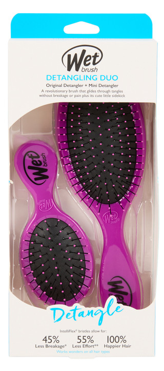 Thumbnail 2: Wet Brush 2 Pc Detangling Brush Duo Set 