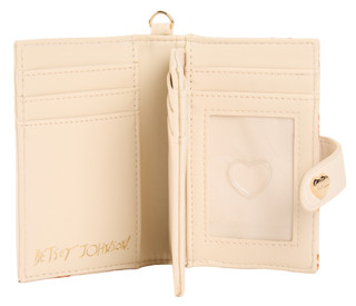 Thumbnail 3: Betsey Johnson Bifold Card Case Wristlet with Heart Clasp 