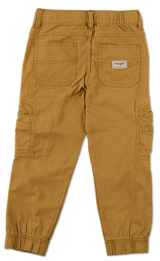 Thumbnail 2: Wrangler Little Boys Drawstring Cargo Jogger Pants 