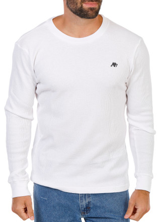 Thumbnail 1: Aeropostale Men's Long Sleeve Crew Neck Thermal Shirt 