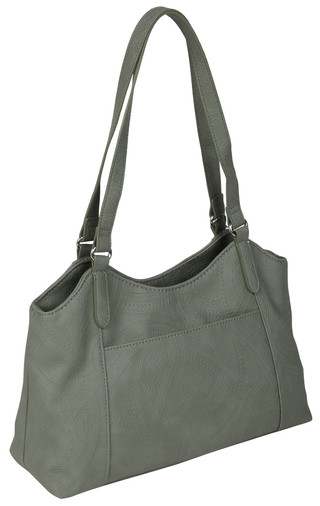 Thumbnail 3: Multi Sac Dawson 3 Section Multi Pocket Shopper with Scarf Charm 