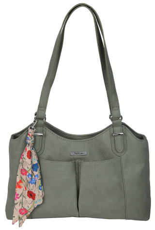 Thumbnail 1: Multi Sac Dawson 3 Section Multi Pocket Shopper with Scarf Charm 