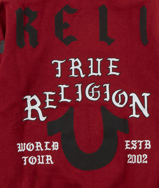 Thumbnail 3: True Religion Boys Logo Zip Front Hoodie  